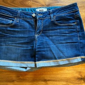 Paige blue shorts in size 26 .  Style - jimmy jimmy shorts